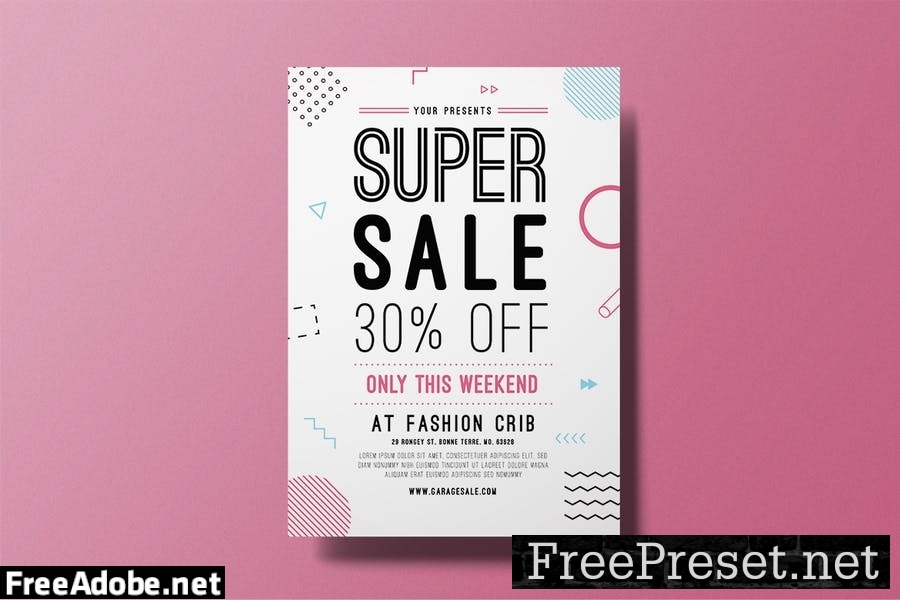 Super Sale Flyer