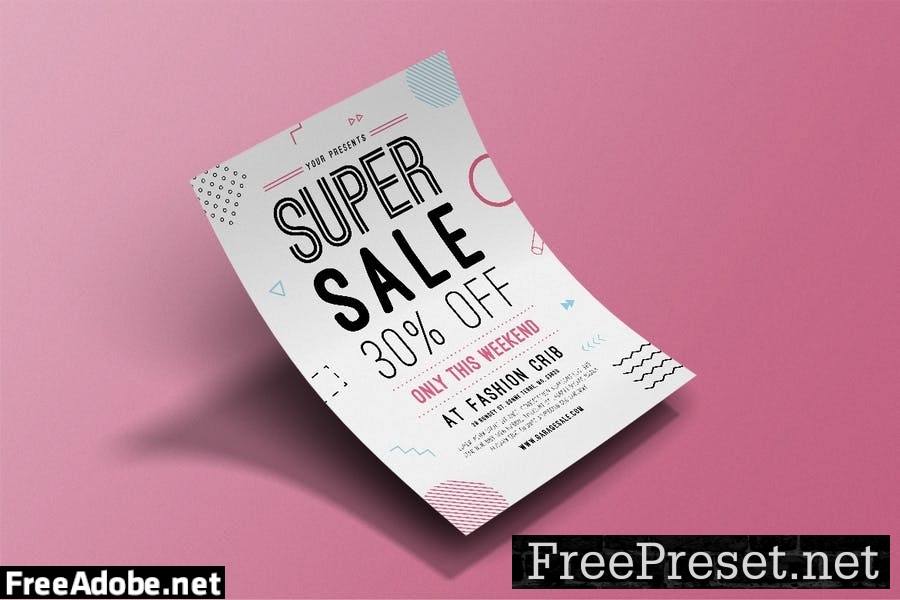 Super Sale Flyer