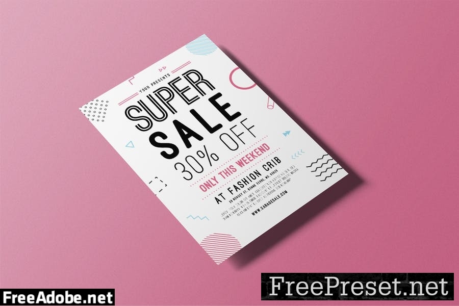 Super Sale Flyer