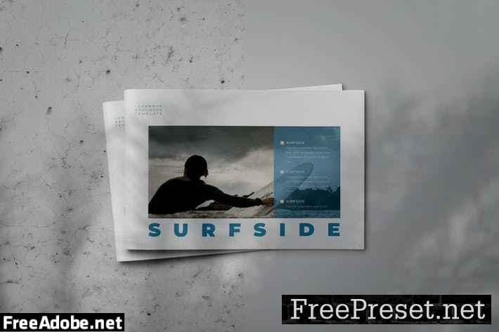 SURFSIDE - Indesign Lookbook Brochure Template BVQ59DD