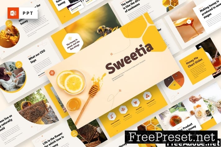 Sweetia - Beekeeping Powerpoint Template UY8ACWW