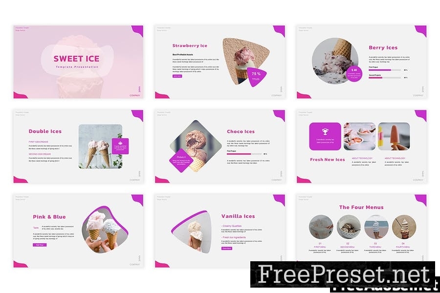 Sweetice Presentation Template SXLR4SN