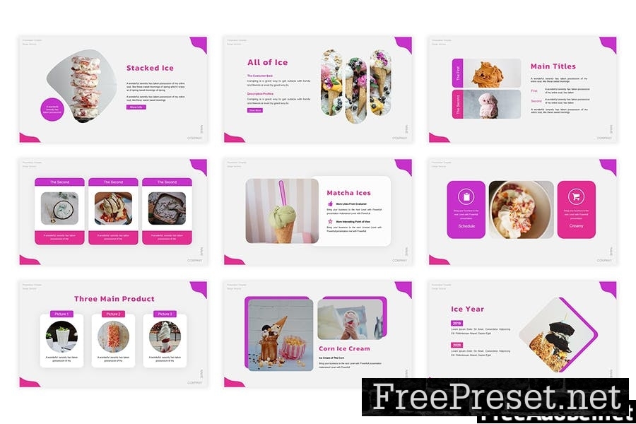 Sweetice Presentation Template SXLR4SN