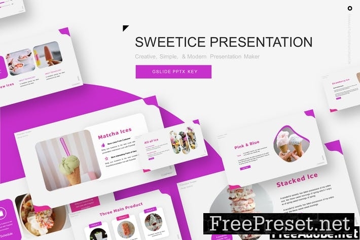 Sweetice Presentation Template SXLR4SN