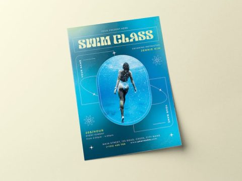 Swim Class Flyer
