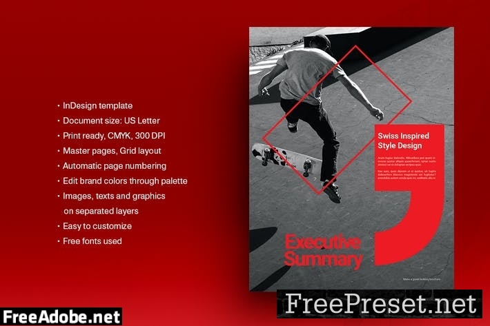 Swiss Style Brochure Template W3BWTYH