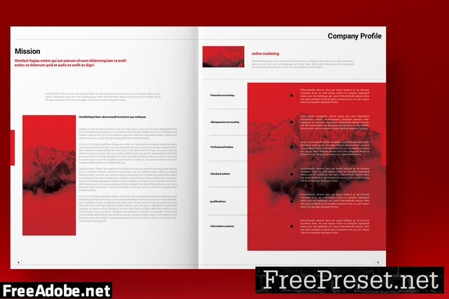 Swiss Style Brochure Template ZA3853C