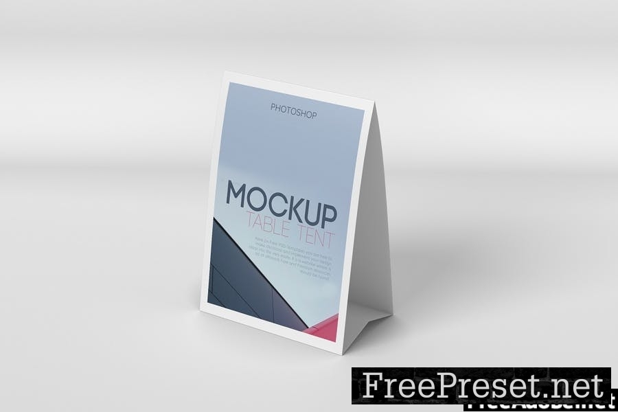 Table Tent Mockup