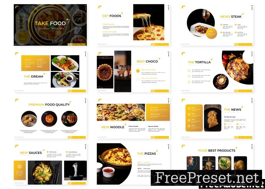 Take Food - Presentation Template