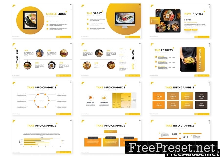 Take Food - Presentation Template