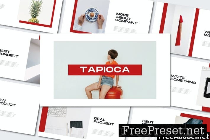 Tapioca Powerpoint Template L292344