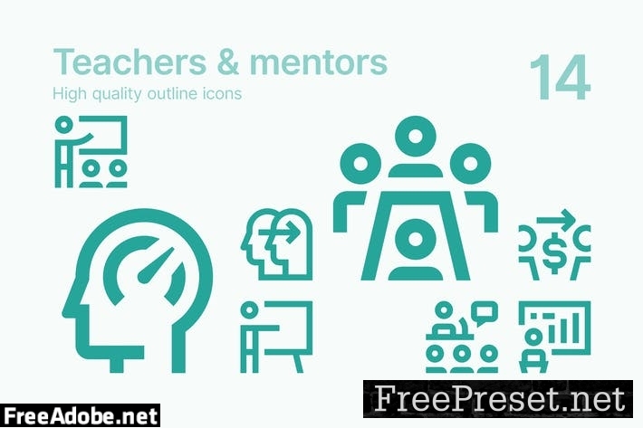 Teachers & Mentors Icons AL3PPWA