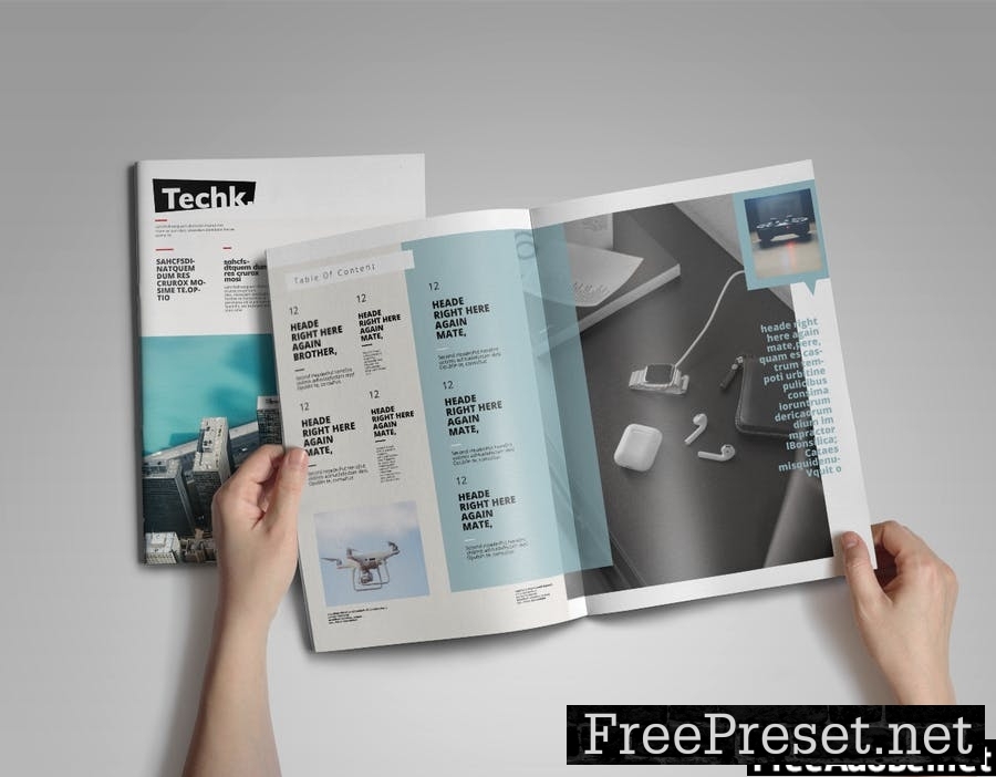 Techk | Magazine Template