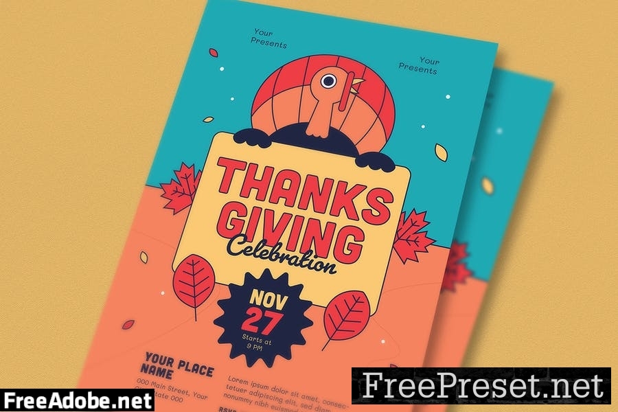 Thanksgiving Event Flyer