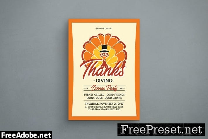 Thanksgiving Flyer AUN7YMU