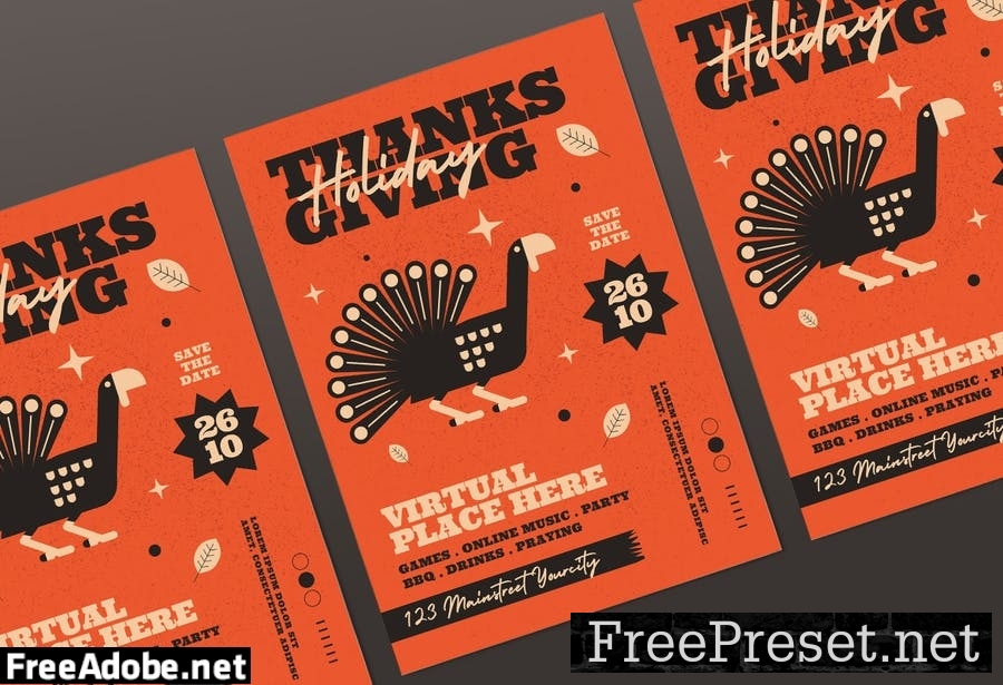 Thanksgiving Flyer Pack