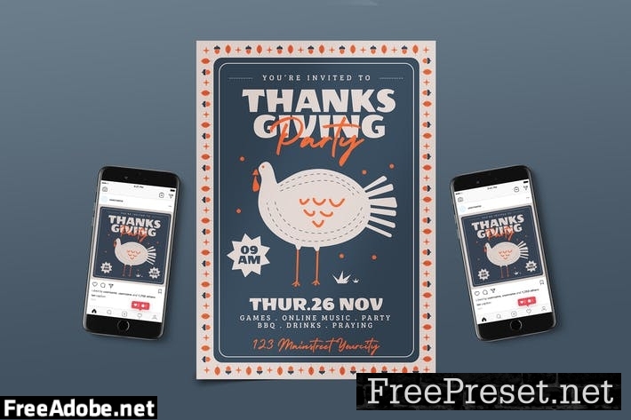 Thanksgiving Flyer Pack 6CM5D7U