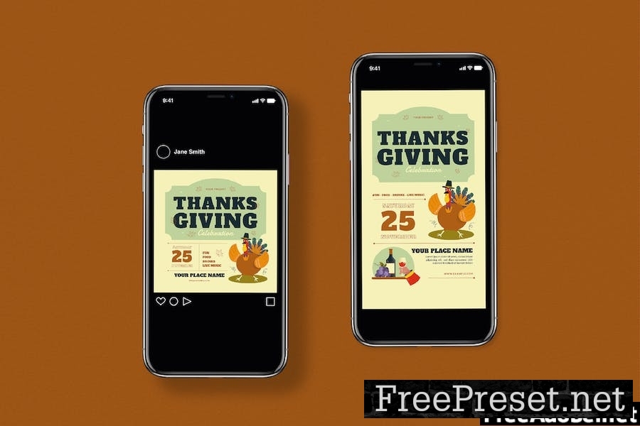 Thanksgiving Flyer Set THDRDQM