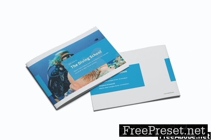 The Dive A5 Brochure Template 5E8QUJK