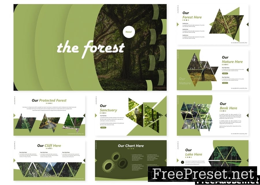 The Forest | Google Slides Template 7DGSUYV