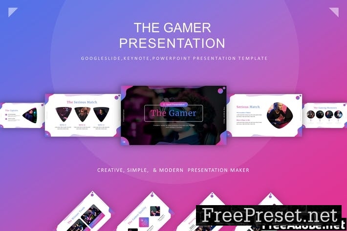 The Gamer Presentation Template AUH3HDF