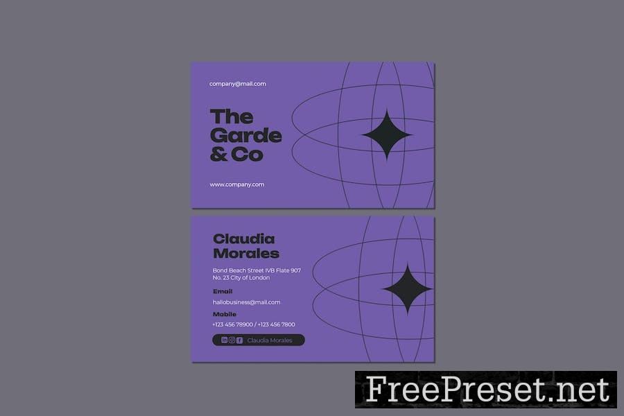 The Garde & Co Business Card