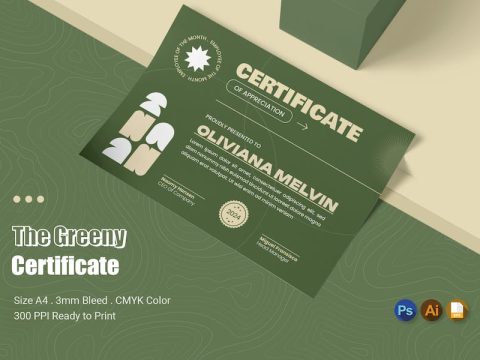 The Greeny Certificate HT5A5G2