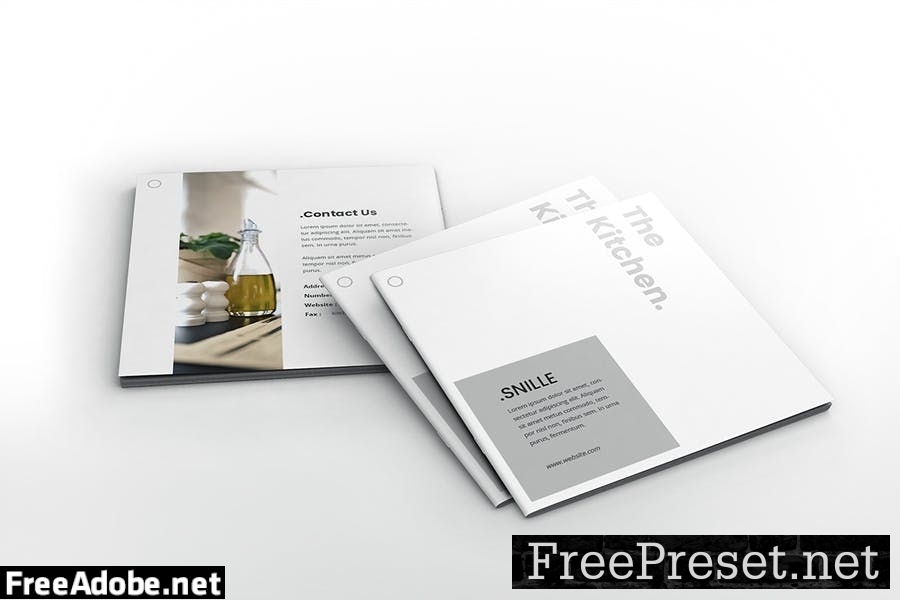 The Kitchen Square Brochure Template PXC8MQE