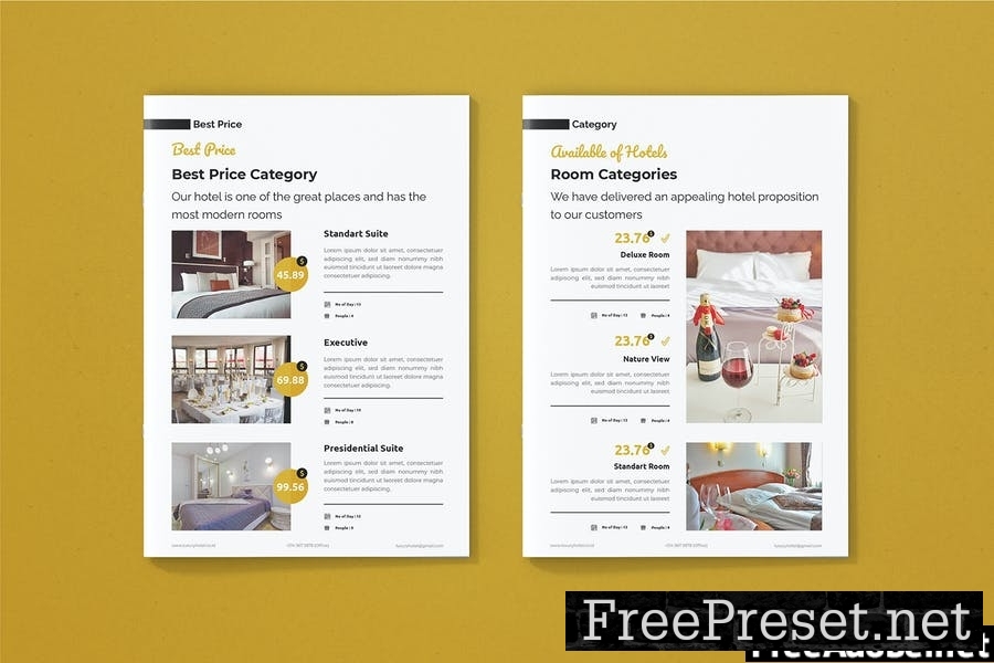 The Luxury Hotel - Brochure Template