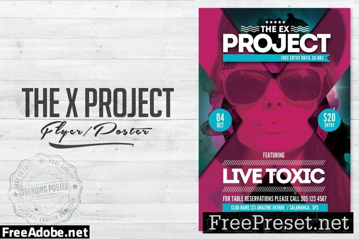 The Project X Flyer Poster BNCLKW