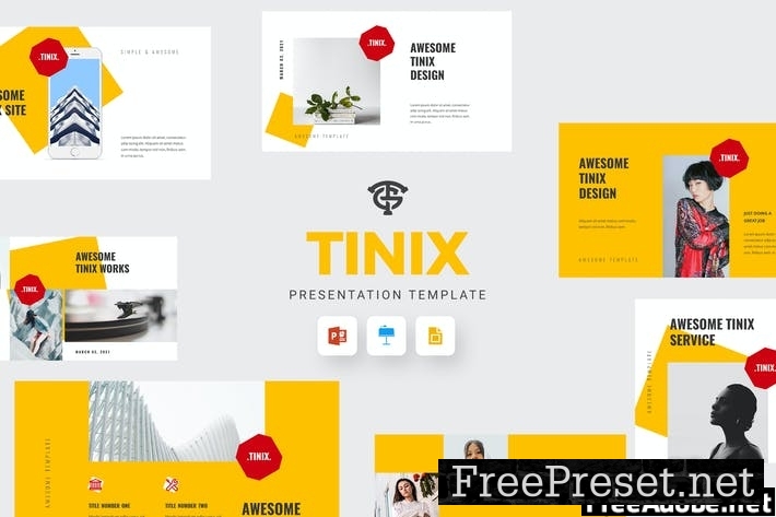 Tinix - Minimal Presentation Template NTTZJDU