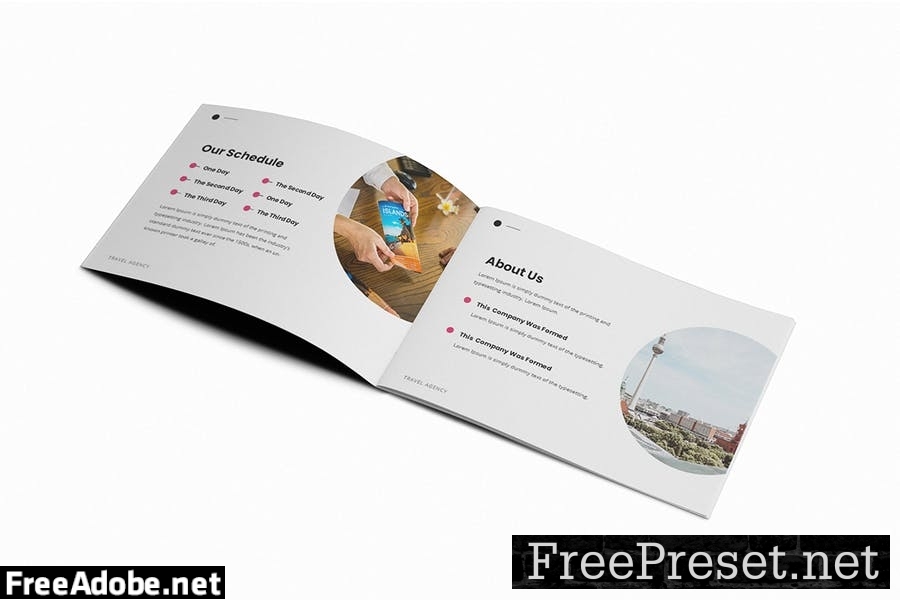 Travel A5 Brochure Template MDR7JGP