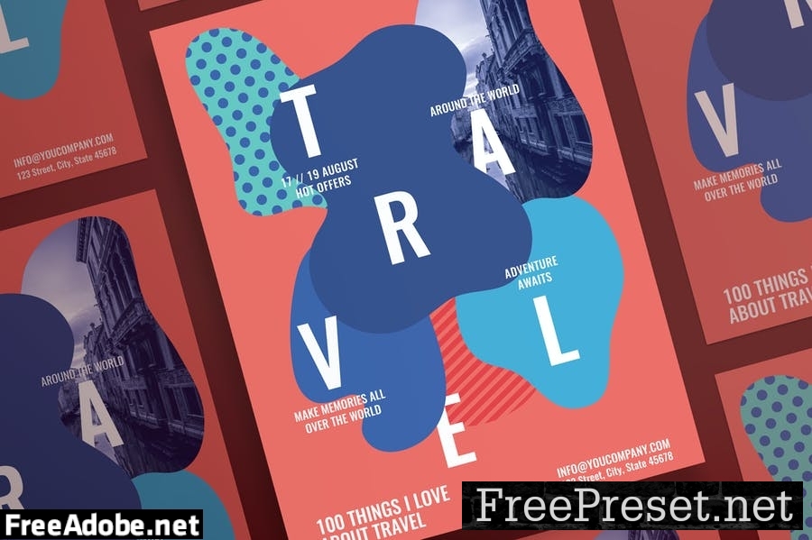 Travel Agency Flyer and Poster Template