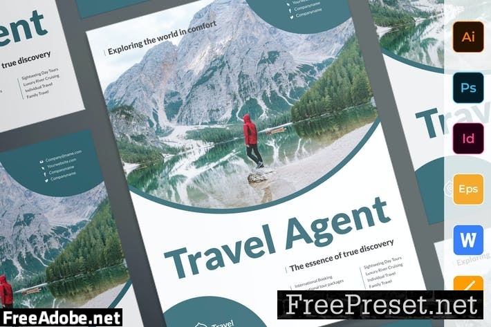 Travel Agent Agency Poster S7P6JFG