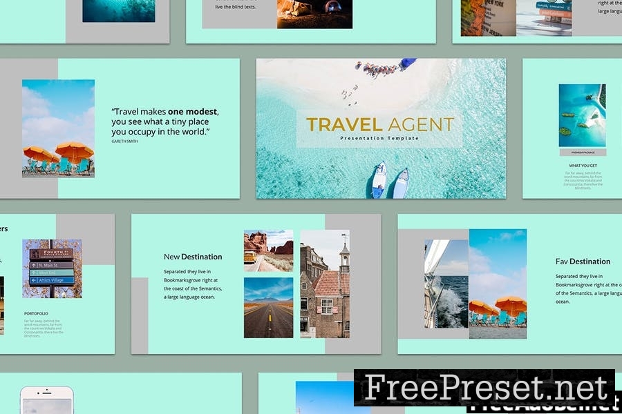 Travel Agent Powerpoint Presentation Template