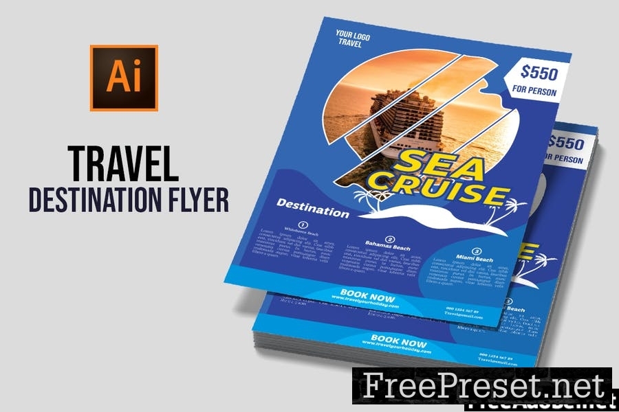 Travel Destination Flyer vol 2