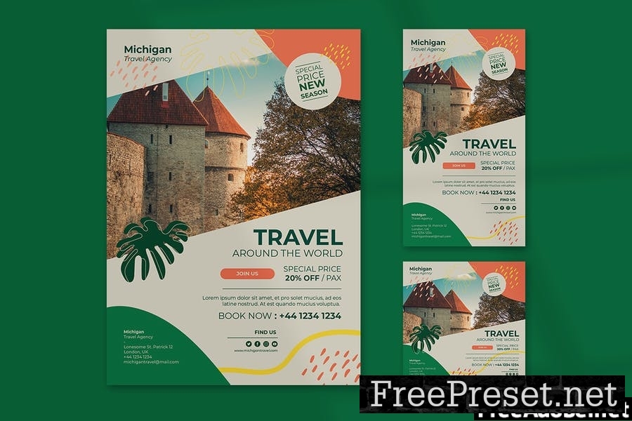 Travel Flyer - Instagram Post & Stories