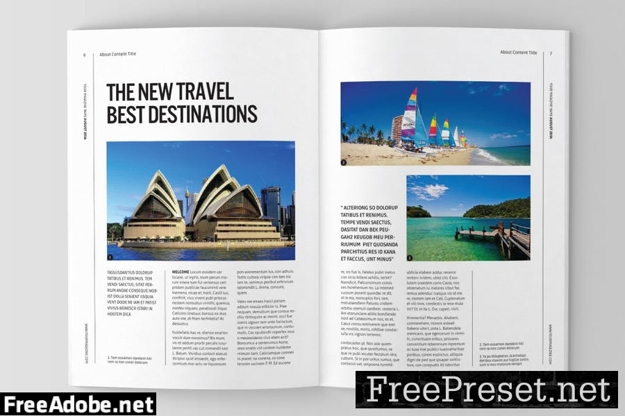 TRAVEL - Magazine Template EUMCSGY