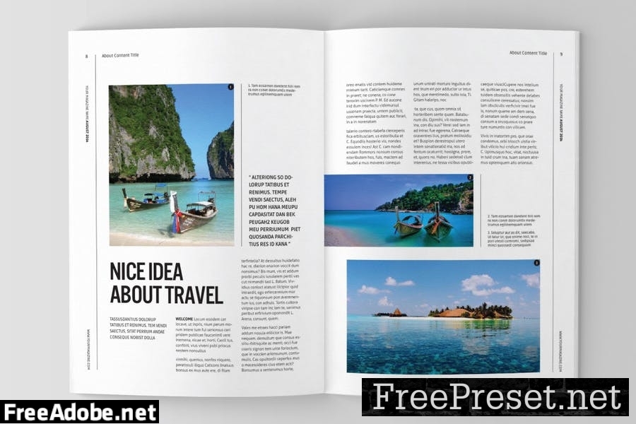 TRAVEL - Magazine Template EUMCSGY