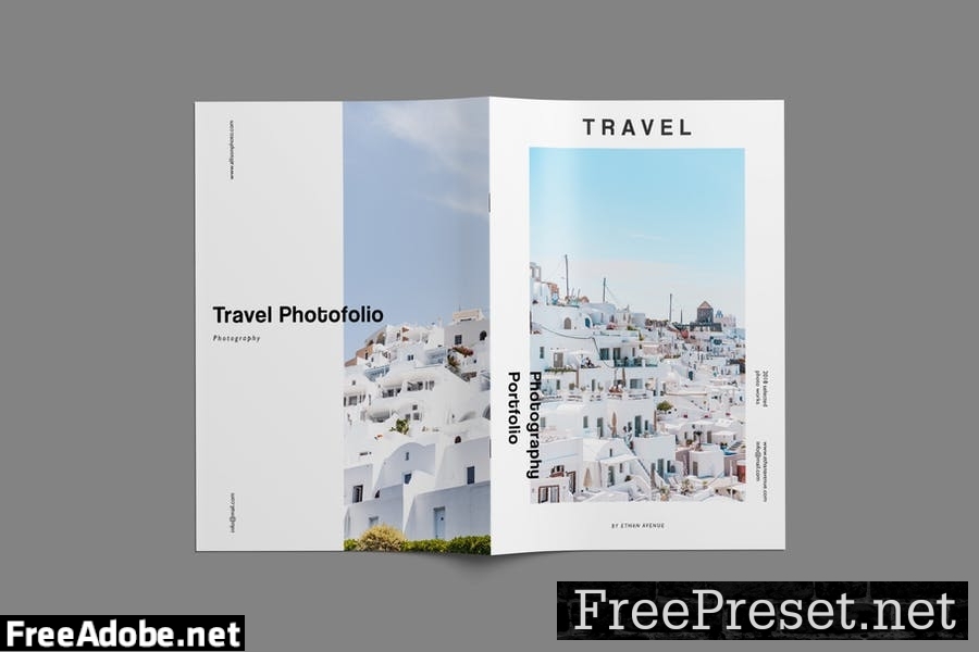 Travel Photography Brochure Template FC6XZYN