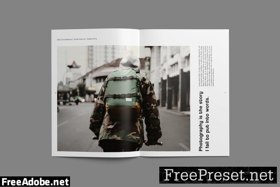 Travel Photography Brochure Template FC6XZYN