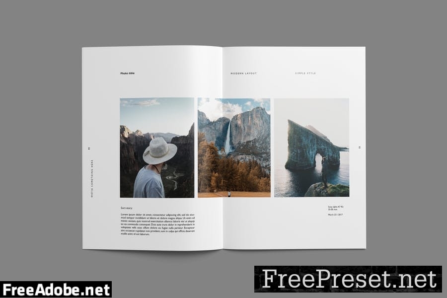 Travel Photography Brochure Template FC6XZYN