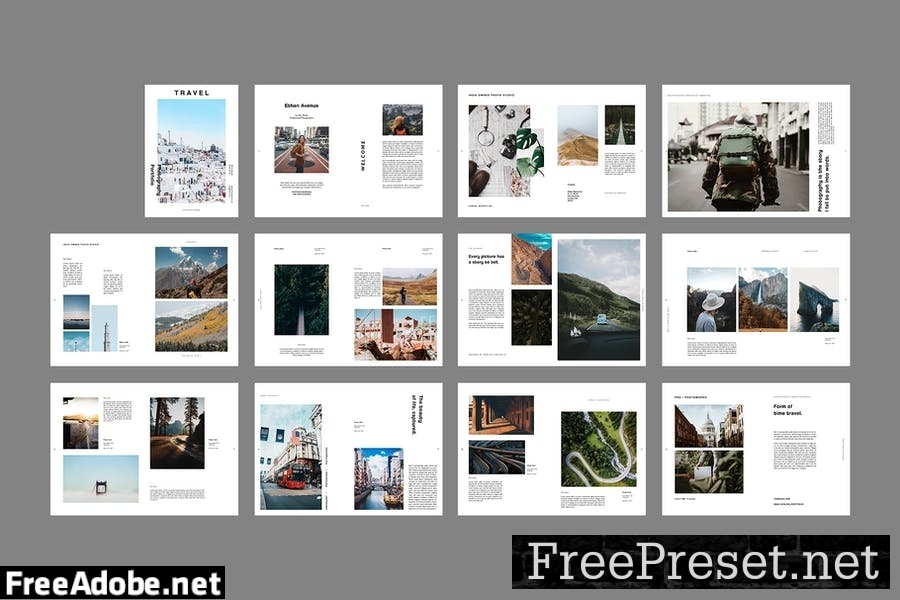 Travel Photography Brochure Template FC6XZYN