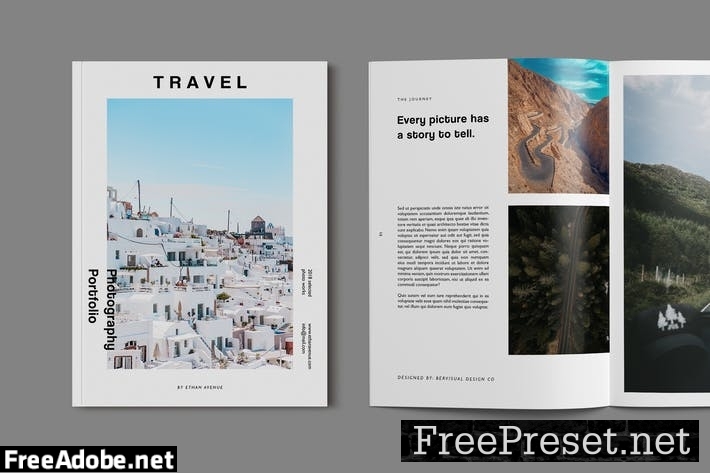 Travel Photography Brochure Template FC6XZYN