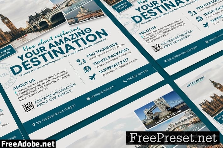 Travel Poster PSD Template 5SVS5SU