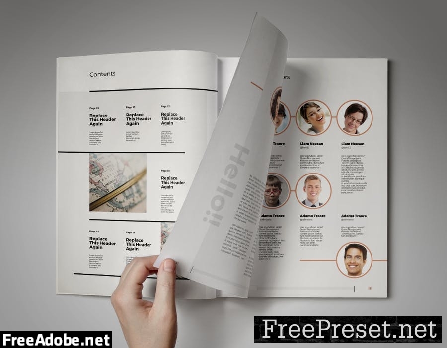 Trevle | Magazine Template NQP4ENY