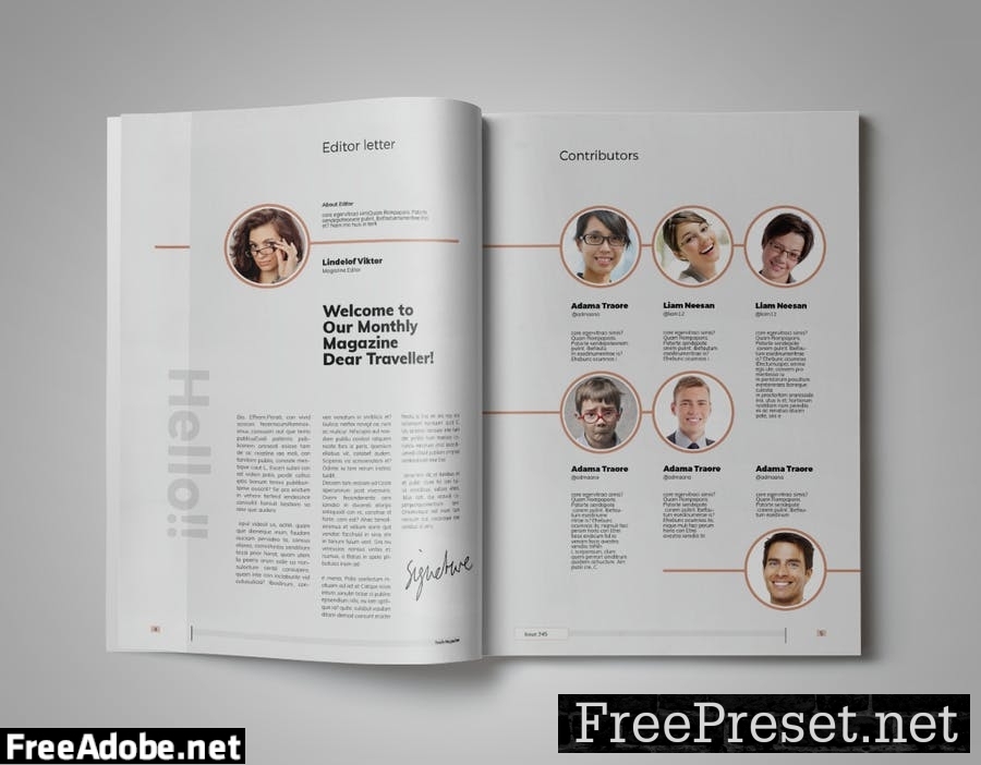 Trevle | Magazine Template NQP4ENY