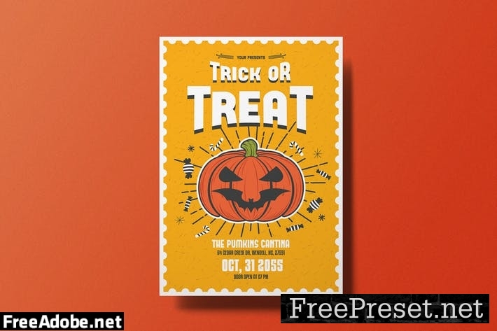 Trick or Treat Flyer 4MBFQ29