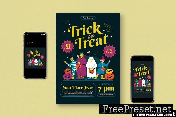 Trick or Treats Flyer Pack W6N4QND