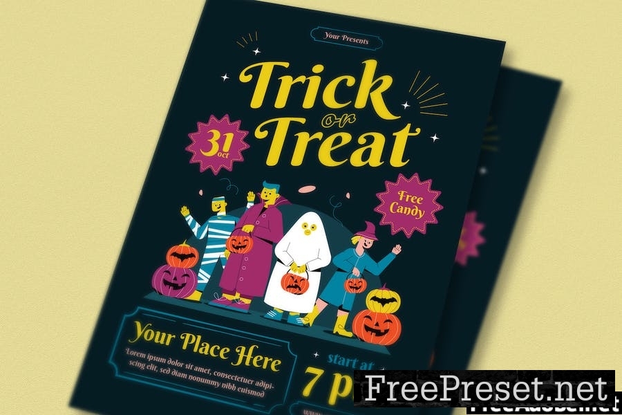 Trick or Treats Flyer Pack